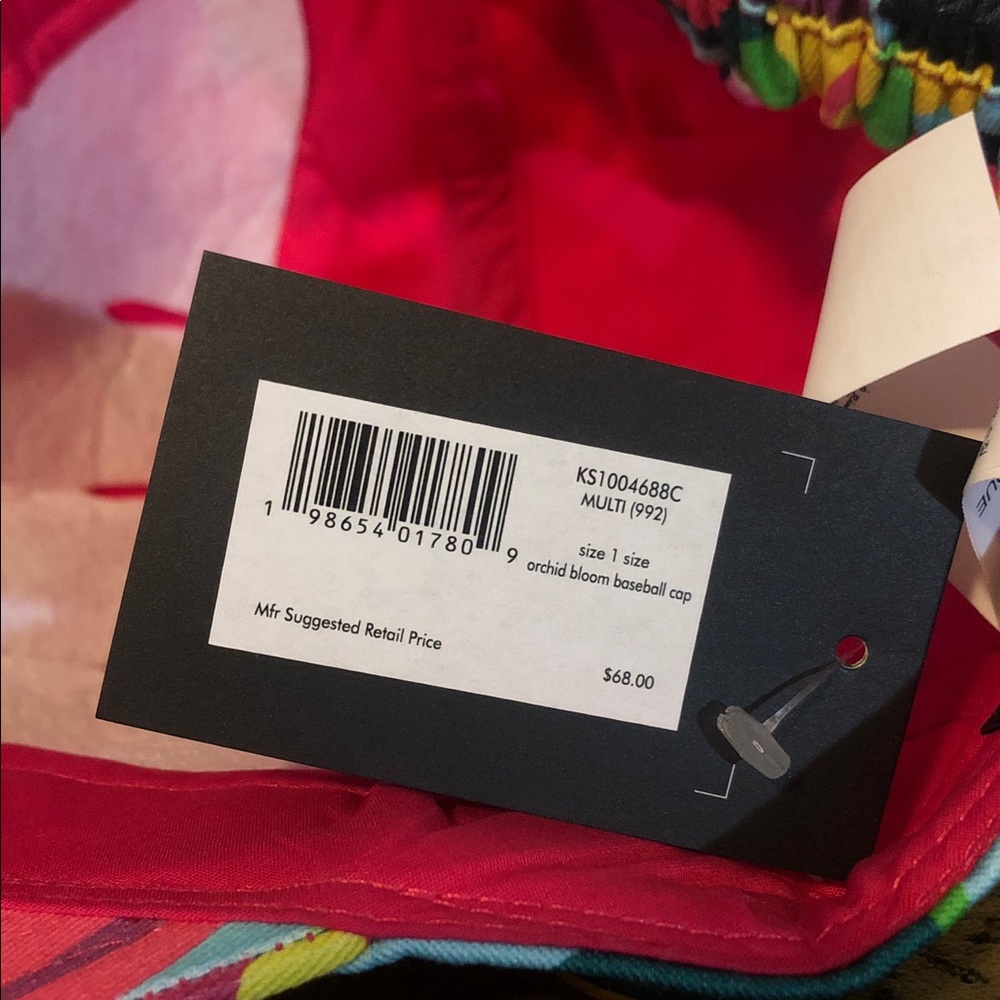 Kate Spade Orchid Bloom Baseball Cap - Picture 7 of 9